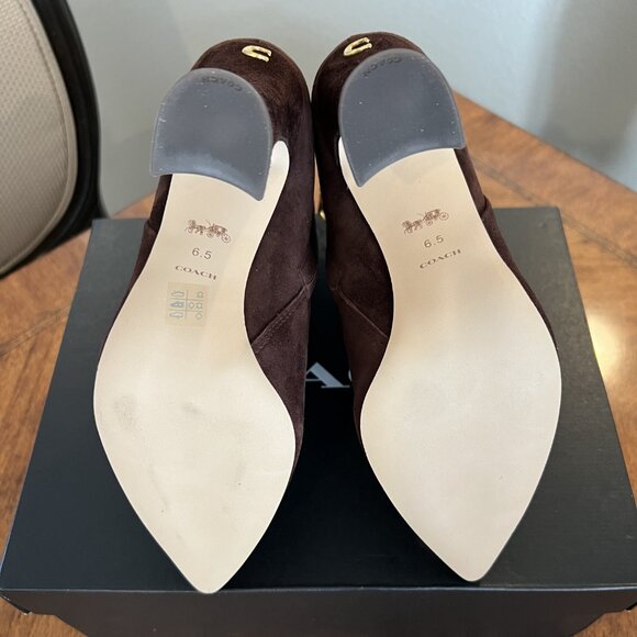 Coach Carter Suede Bootie Size 6.5 - Picture 8 of 14